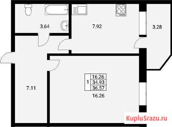 1-комнатная квартира, 36.6 м², 8/19 эт. на продажу в Мурино Мурино