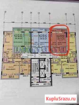 1-комнатная квартира, 43.2 м², 18/21 эт. на продажу в Липецке Липецк