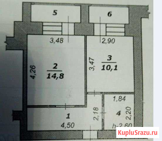 1-комнатная квартира, 35 м², 1/10 эт. на продажу в Майском Белгородской области Майский - изображение 1