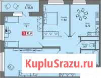 3-комнатная квартира, 87.1 м², 13/22 эт. на продажу в Твери Тверь - изображение 1
