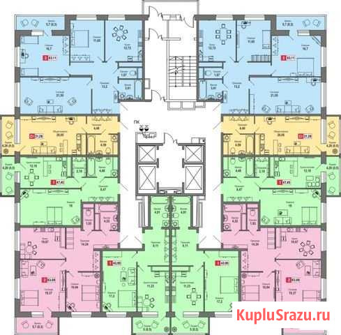 3-комнатная квартира, 87.1 м², 13/22 эт. на продажу в Твери Тверь - изображение 2