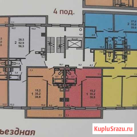 1-комнатная квартира, 38 м², 4/10 эт. на продажу в Альметьевске Альметьевск - изображение 1
