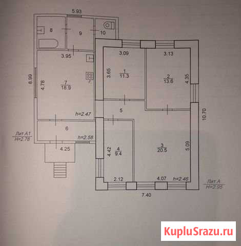 Дом 93.6 м² на участке 11.9 сот. на продажу в Рыбинске Рыбинск - изображение 2