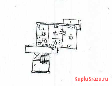 2-комнатная квартира, 53.4 м², 5/9 эт. на продажу в Новосибирске Новосибирск - изображение 1