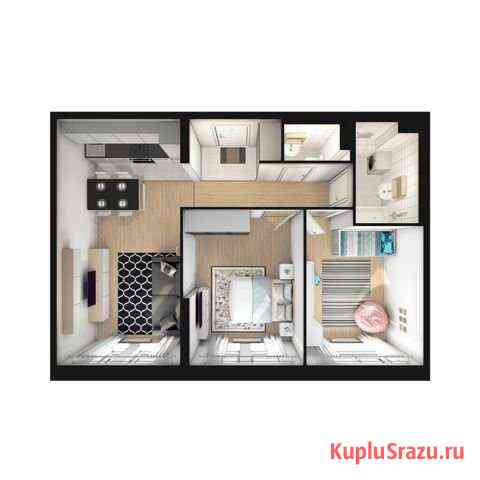 2-комнатная квартира, 62.6 м², 23/33 эт. на продажу в Котельниках Котельники