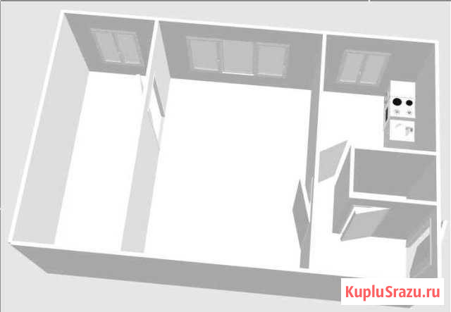 2-комнатная квартира, 38.1 м², 2/2 эт. на продажу в Брянске Брянск - изображение 3