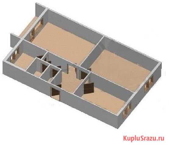 3-комнатная квартира, 63 м², 1/5 эт. на продажу в Кургане Курган - изображение 1