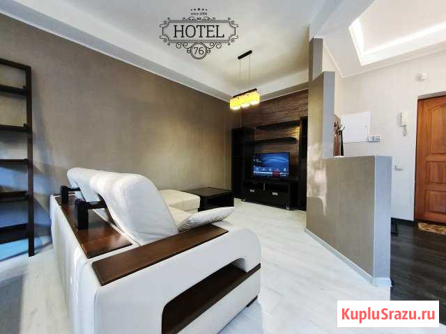 2-комнатная квартира, 60 м², 3/5 эт. в аренду посуточно в Ярославле Ярославль - изображение 1