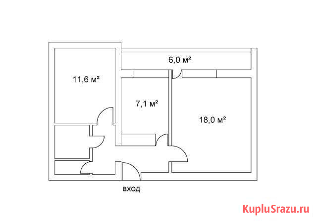 2-комнатная квартира, 52.4 м², 5/9 эт. на продажу в Лесном Свердловской области Лесной - изображение 1
