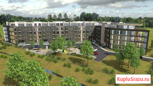 1-комнатная квартира, 35.8 м², 1/4 эт. на продажу в Калининграде Калининград - изображение 1