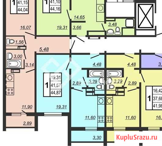 Квартира-студия, 44.9 м², 8/20 эт. на продажу в Челябинске Челябинск - изображение 1