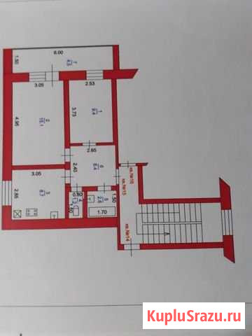 2-комнатная квартира, 43.4 м², 2/2 эт. на продажу в Венцах Венцы - изображение 1