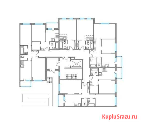 2-комнатная квартира, 52.6 м², 1/6 эт. на продажу в Мытищах Мытищи - изображение 2