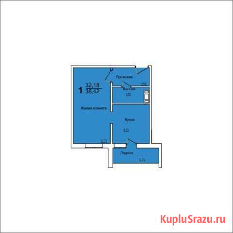 1-комнатная квартира, 36 м², 6/10 эт. на продажу в Челябинске Челябинск - изображение 1