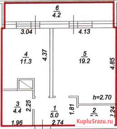 2-комнатная квартира, 51 м², 18/22 эт. на продажу в Раменском Раменское