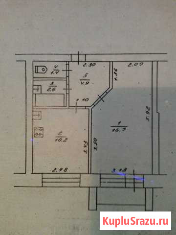 1-комнатная квартира, 37.1 м², 5/5 эт. на продажу в Нефтекамске Нефтекамск - изображение 1
