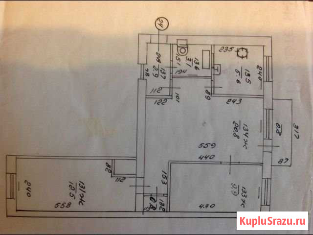 3-комнатная квартира, 56.4 м², 2/4 эт. на продажу в Советске Калининградской области Советск - изображение 1
