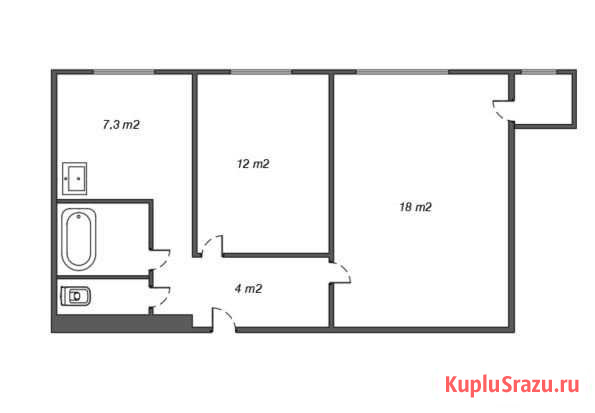 2-комнатная квартира, 48 м², 5/9 эт. на продажу в Челябинске Челябинск - изображение 2