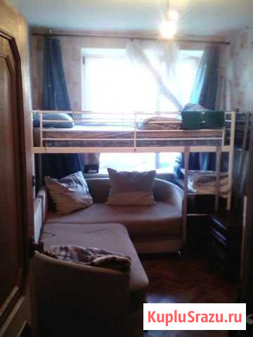Комната 20 м² в 3-ком. кв., 1/9 эт. в аренду посуточно в Санкт-Петербурге Санкт-Петербург - изображение 1