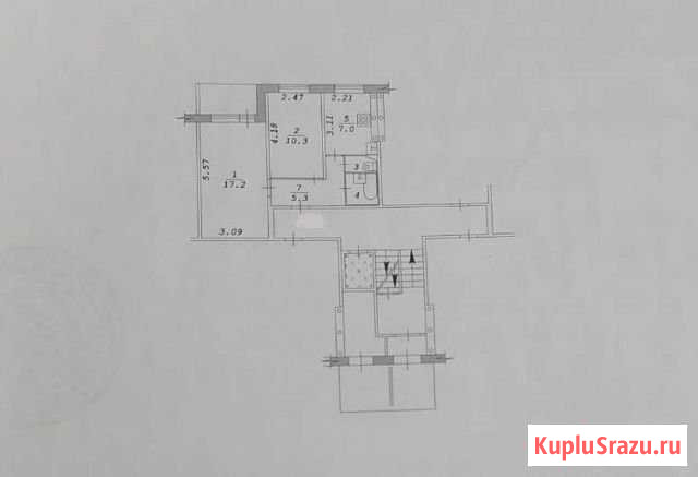 2-комнатная квартира, 44 м², 1/9 эт. на продажу в Новосибирске Новосибирск - изображение 2