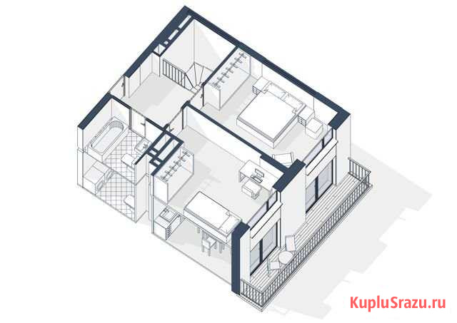 2-комнатная квартира, 93.3 м², 16/16 эт. на продажу в Тюмени Тюмень - изображение 3