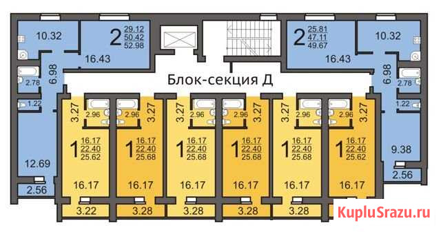 1-комнатная квартира, 25.6 м², 4/10 эт. на продажу в Саратове Саратов - изображение 2