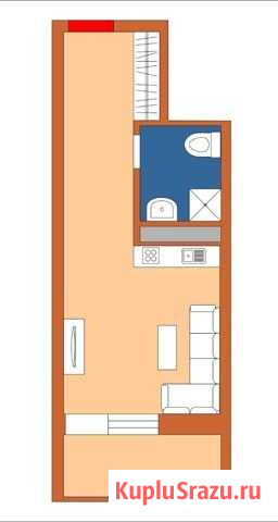 Квартира-студия, 24 м², 12/18 эт. на продажу в Краснодаре Краснодар - изображение 2