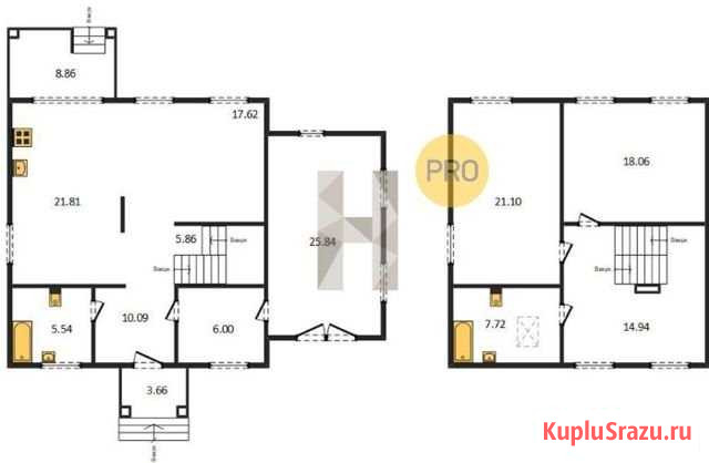 Коттедж 129.1 м² на участке 9.4 сот. на продажу в Рамони Рамонь - изображение 3