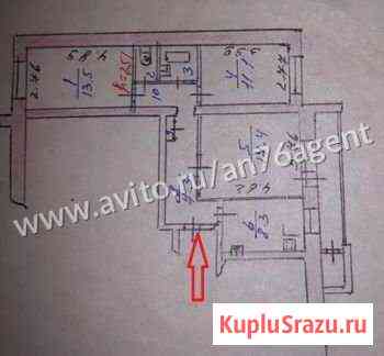 3-комнатная квартира, 66 м², 6/10 эт. на продажу в Ярославле Ярославль