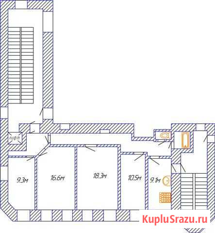4-комнатная квартира, 83.4 м², 2/6 эт. на продажу в Санкт-Петербурге Санкт-Петербург - изображение 2