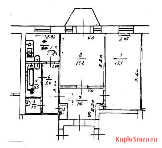 2-комнатная квартира, 56.2 м², 3/3 эт. на продажу в Астрахани Астрахань - изображение 1