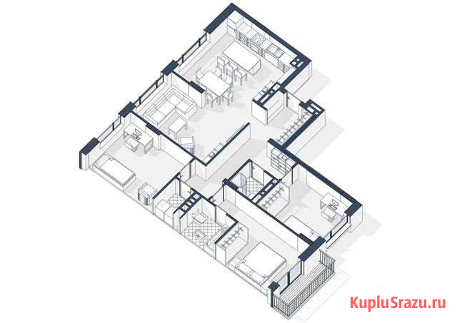 3-комнатная квартира, 112 м², 10/10 эт. на продажу в Тюмени Тюмень - изображение 2