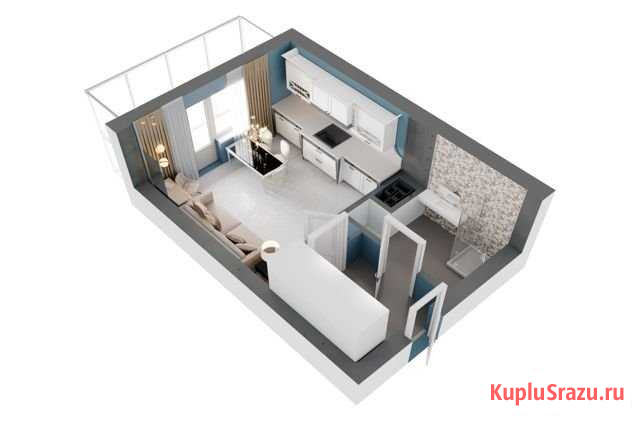 Квартира-студия, 31.7 м², 7/24 эт. на продажу в Казани Казань - изображение 1
