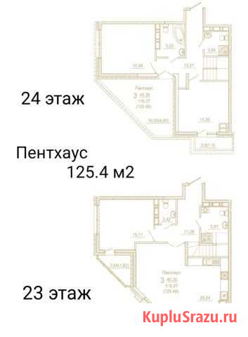 4-комнатная квартира, 125 м², 23/24 эт. на продажу в Краснодаре Краснодар - изображение 2