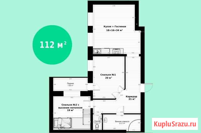 3-комнатная квартира, 112 м², 8/11 эт. на продажу во Владимире Владимир - изображение 1