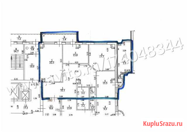 3-комнатная квартира, 103.5 м², 14/16 эт. на продажу в Тольятти Тольятти - изображение 1
