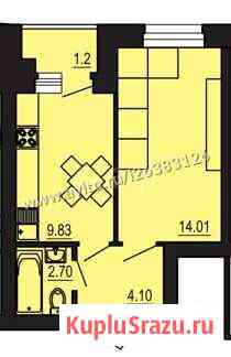 1-комнатная квартира, 31.8 м², 5/5 эт. на продажу в Казани Казань