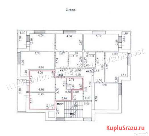 1-комнатная квартира, 45 м², 2/5 эт. на продажу в Липецке Липецк - изображение 2