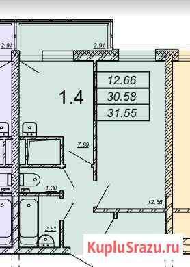 1-комнатная квартира, 31.4 м², 18/25 эт. на продажу в Казани Казань