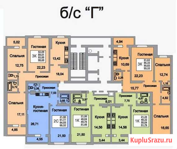 2-комнатная квартира, 66.3 м², 13/18 эт. на продажу в Саратове Саратов - изображение 2