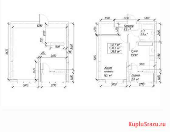 1-комнатная квартира, 38.6 м², 8/12 эт. на продажу в Кемерово Кемерово