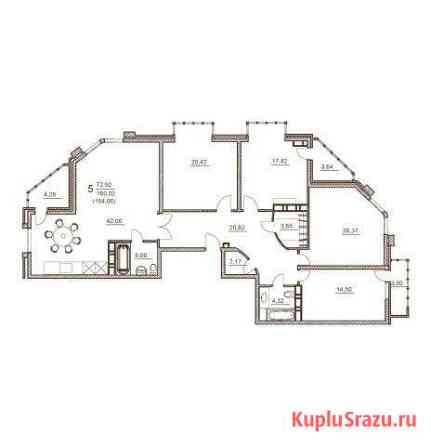 5-комнатная квартира, 154 м², 14/25 эт. на продажу в Краснодаре Краснодар