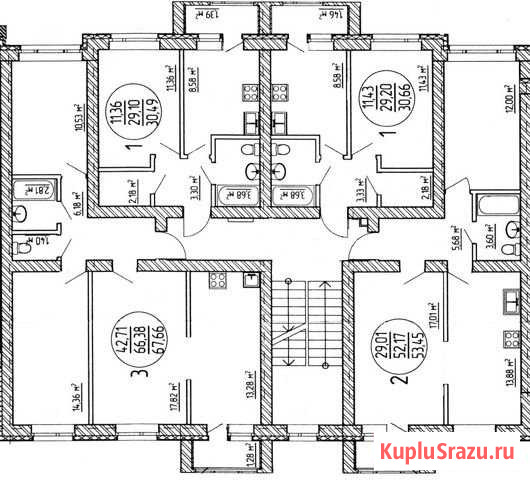 3-комнатная квартира, 67.7 м², 3/4 эт. на продажу в Октябрьском Республики Башкортостан Октябрьский - изображение 2