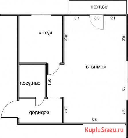 1-комнатная квартира, 30 м², 5/5 эт. на продажу в Сарапуле Сарапул - изображение 1