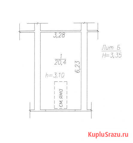 Гараж 20 м² на продажу в Новокузнецке Новокузнецк - изображение 1