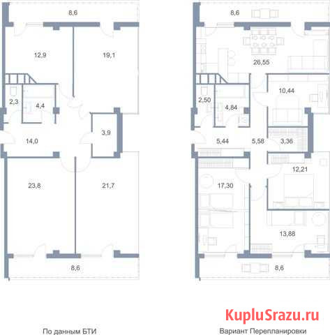 3-комнатная квартира, 118.9 м², 7/7 эт. на продажу в Дубовом Дубовое - изображение 2