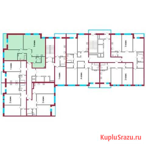 3-комнатная квартира, 114.5 м², 9/16 эт. на продажу в Твери Тверь - изображение 3