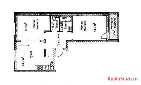 2-комнатная квартира, 53 м², 2/10 эт. на продажу в Нижнем Новгороде Нижний Новгород