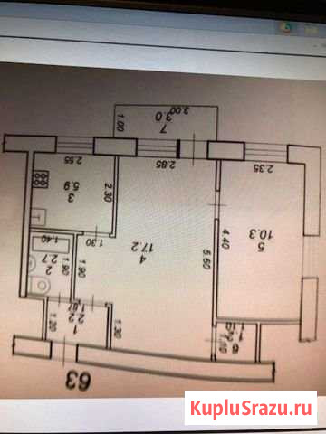 2-комнатная квартира, 45 м², 4/4 эт. на продажу в Редкино Редкино - изображение 1