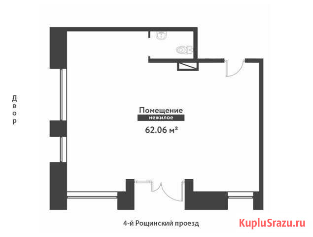 Продам торговое помещение, 62.06 кв.м. Москва - изображение 1